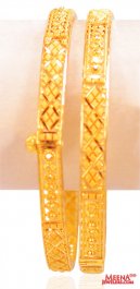 22Kt Gold Kada (2 Pc)