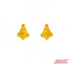 22K Fancy Gold Earrings