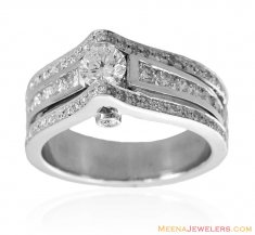 Exclusive 18k Gold Engagement Ring ( Diamond Rings )