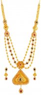 22K Gold Indian Style Necklace Set